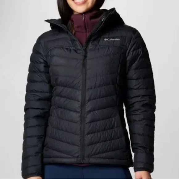 Women’s’ Columbia Coat. New. Westridge-Hooded Down Jacket. Black. Large Coat - Picture 12 of 13